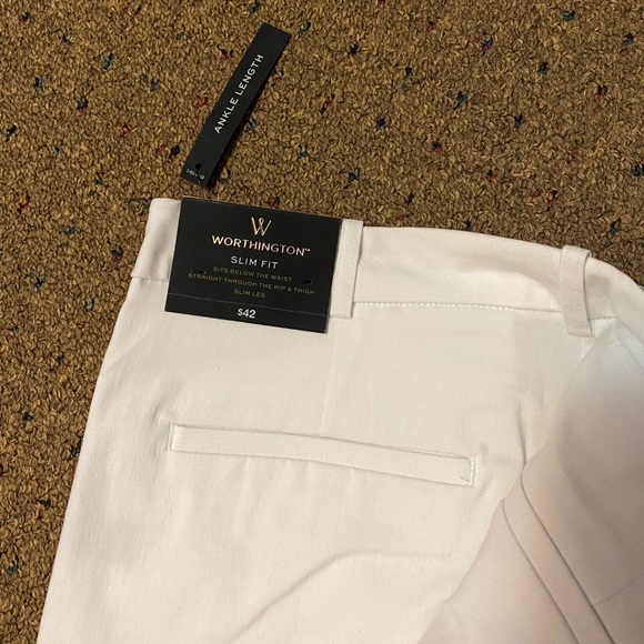 worthington slim fit pants